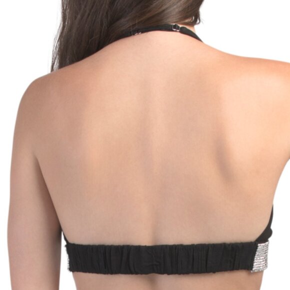 FREE PEOPLE 'Of The Moment' Halter Bra BLACK NWT - Picture 4 of 4